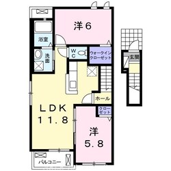 フレスクーラＣの物件間取画像